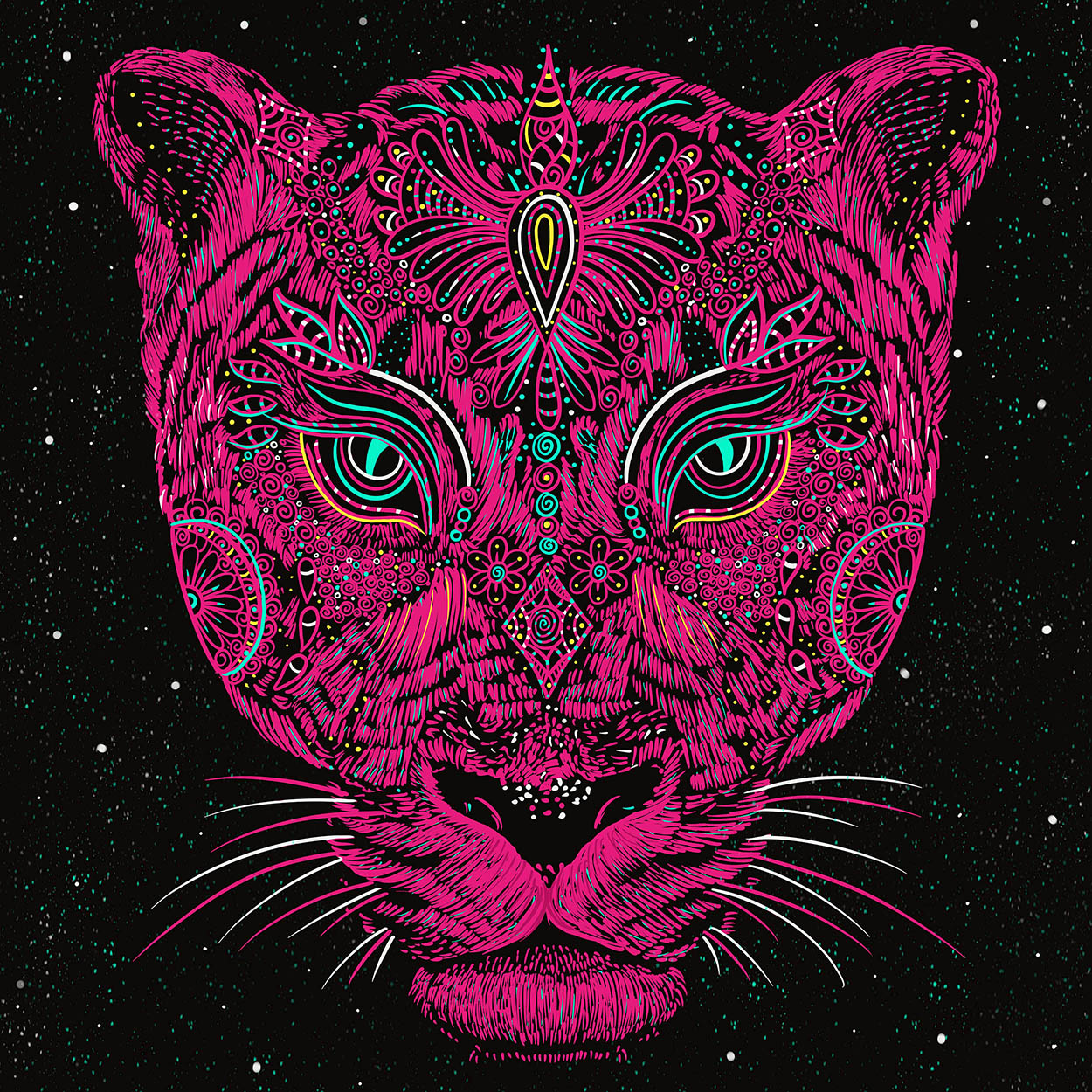 Wild Neon Cat 