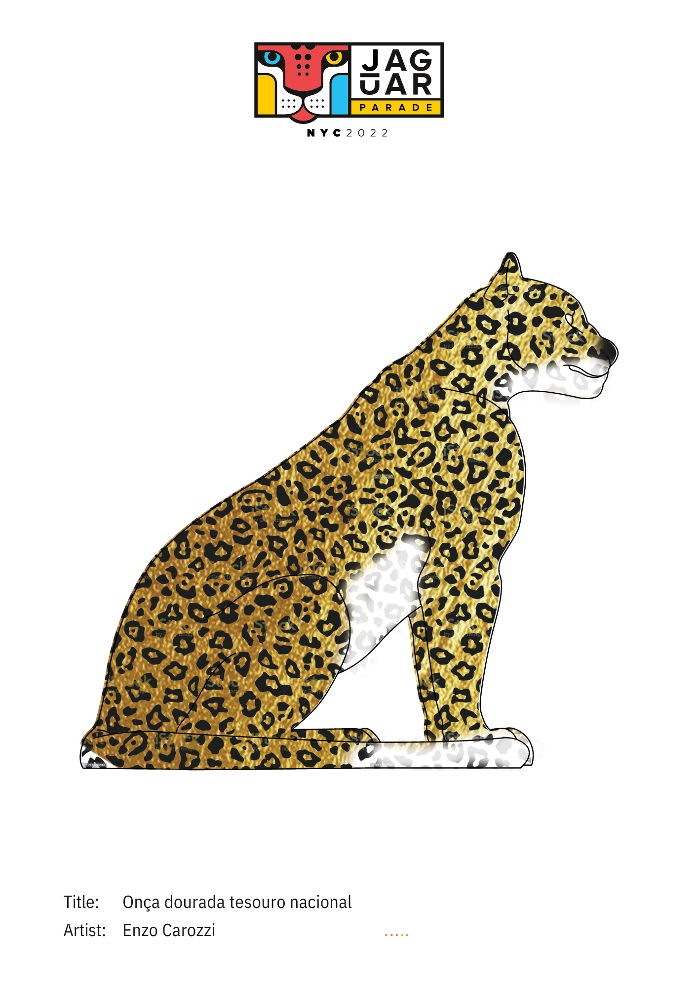 Onça dourada, tesouro nacional 