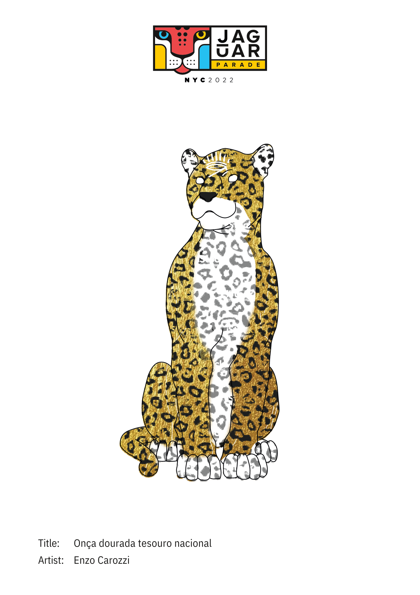 Onça dourada, tesouro nacional 