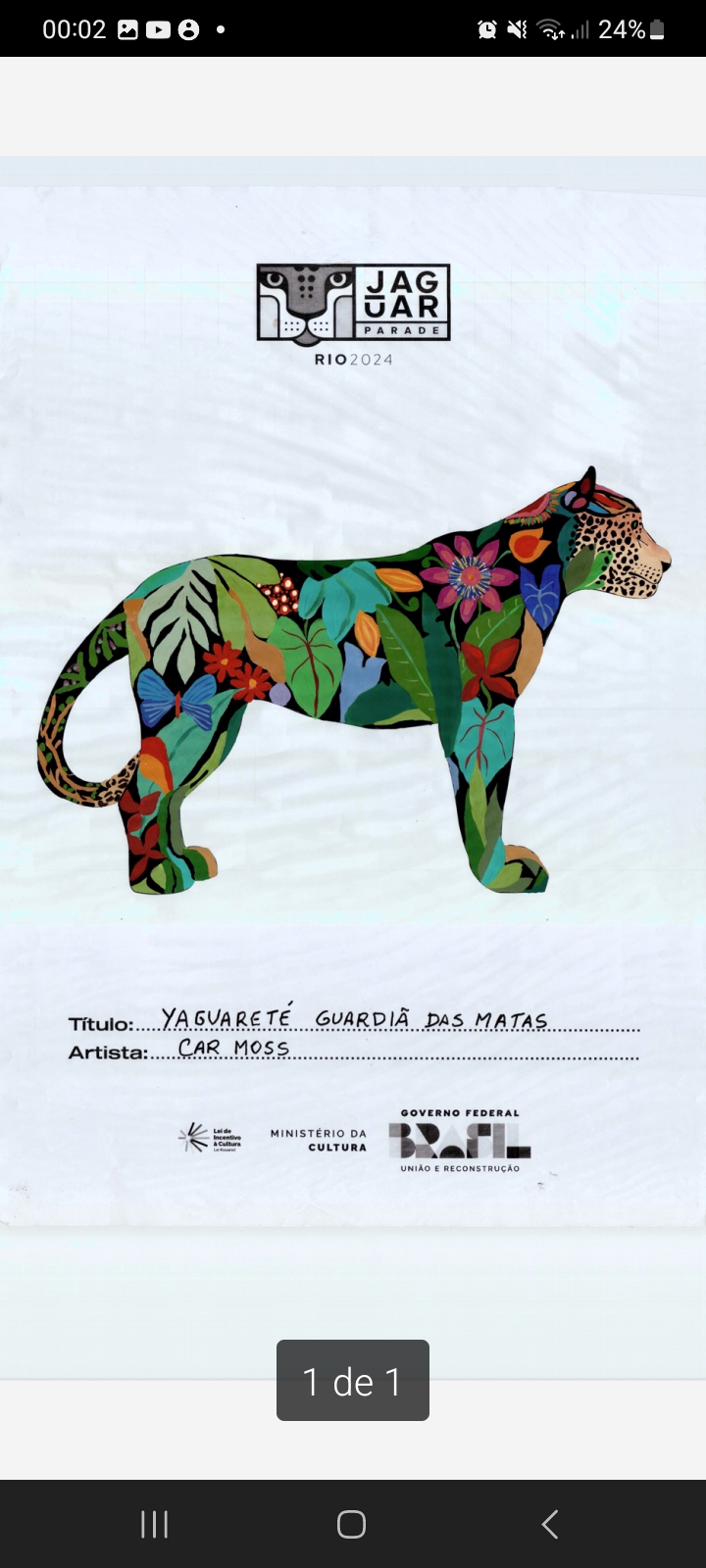 Yaguareté guardiã das matas 