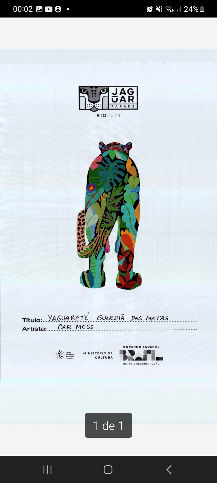 Yaguareté guardiã das matas 