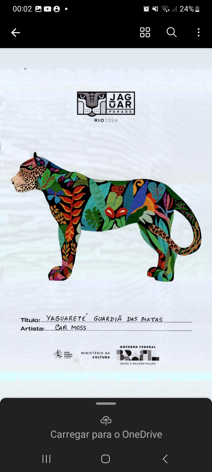 Yaguareté guardiã das matas 