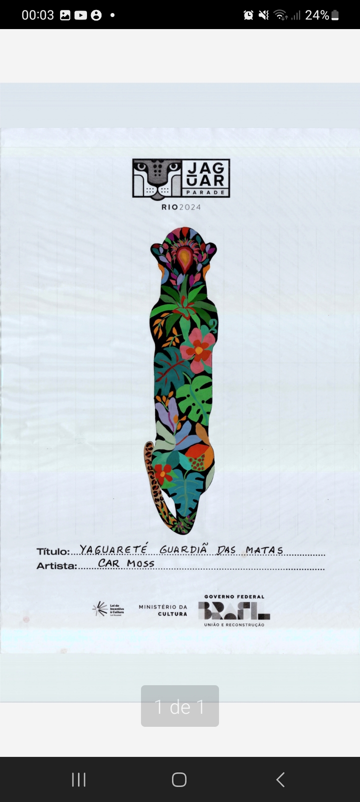 Yaguareté guardiã das matas 