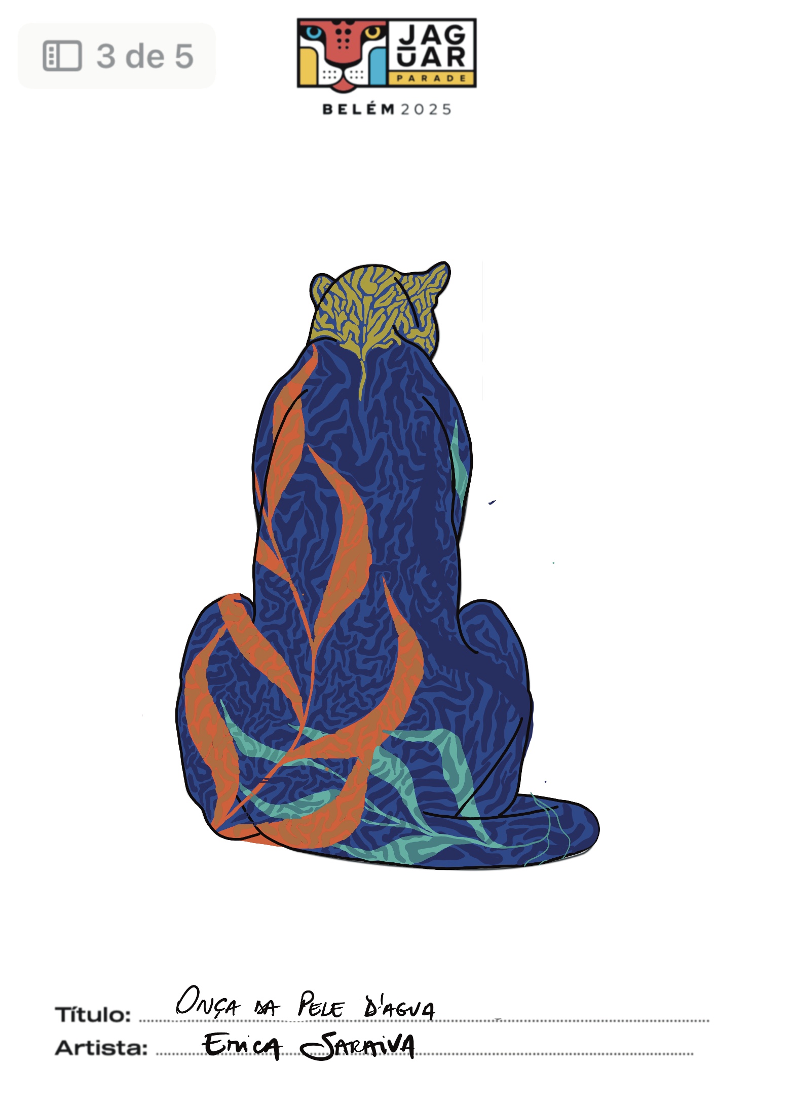 Onça da pele d’agua